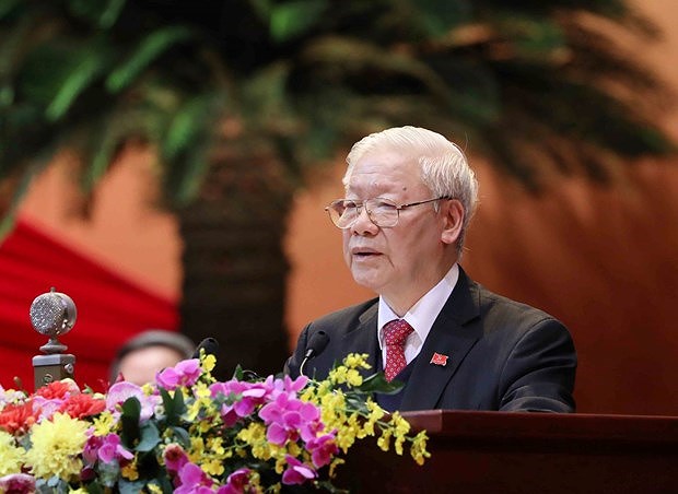 Félicitations au secrétaire général du Parti et président vietnamien Nguyen Phu Trong
